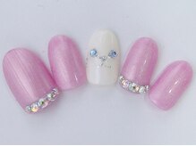 ネイルサロン ドレリッチ 大宮店(drerich)/【6990】ねこちゃんネイル