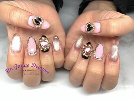 【自爪ネイル】ピンクネイル