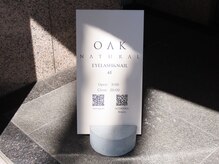 オーク アイラッシュアンドネイル たまプラーザ(OAK)の雰囲気（こちらの看板が目印です♪）