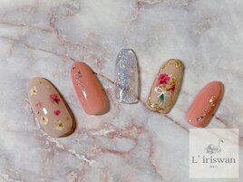 押し花ネイル