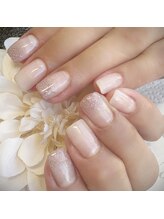 ヘアー ユニバース(HAIR UИIVERS)/ホワイトベージュ+グリッター