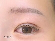 ミーナ 鍋島店(mina)/アイブロウWAX＋まつげパーマ上