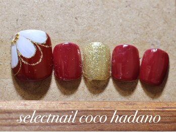 セレクトネイル ココ 秦野店(SELECT NAIL COCO)/フット フラワー