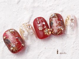 ポインセチアネイル　11500円