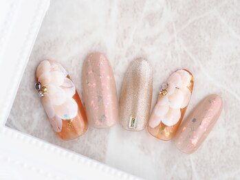 ネイルアンドビューティーサロン クリア(CLEAR)/フラワーネイル