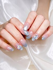 オーロラ/マーメイド/夏ネイル