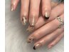 《パラジェル×100min持ち込みデザイン6本アート》人気NO.2　フィルイン施術