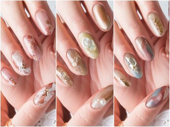 ネイルサロン ディーバ 奈良香芝店(Diva)の写真/ワンカラー~10本デザインまで自由にオーダーできるコースから定額コースまで多数ご用意♪