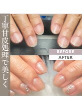 ルミエールサント(lumiere sainte)/丁寧甘皮ケアで美爪へ♪