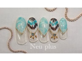 定額￥7300　ピーコックネイル