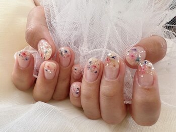 ソワン(SOIN)/サマーフラワーネイル☆7700yen
