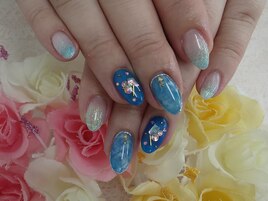 [川崎]クリアブルーマーブル☆