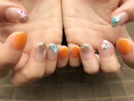 ミラーグラデ×ニュアンス