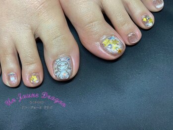 アン ジョーヌドラゴ/【フットネイル】手書きアート