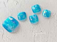 ネイルアンドアイラッシュ ボネール 銀座店(lash Bounail)/うるうる　フット　オーロラ　氷