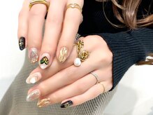 ラルネイル 大宮(Lull. nail)/#手書き#ぷっくり#ミラー