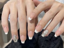 ビュー バイ ネオリーブ 用賀店(beau'r by neolive)/白フレンチ埋め尽くしm