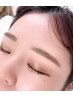 【4week以内再来】眉メイク仕上げ付*美眉アイブロウWAX1回¥6000