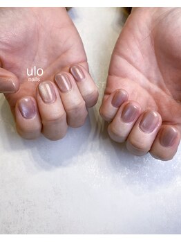 ウロネイルズ(ulo nails)/夕陽色のマグネットワンカラー