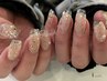 【フルチップ美フォルム形成】長さだし10本付デザイン相談コース¥17000～