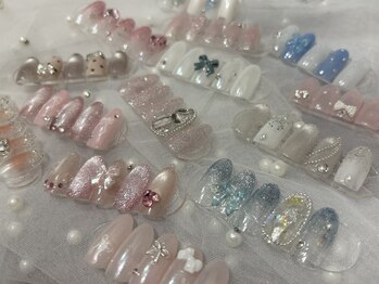フロール(FLOR)の写真/＼新規・自店オフ無料／流行デザインを取り入れた【ガーリー系韓国ワンホンデザイン　オフ込み￥8200】