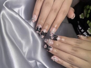 ルルシアン 代々木(luluchien)の写真/指先からときめく可愛さ◇うる艶ちゅるんな長さだしで、自分史上いちばん可愛いネイルに♪