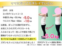 こんだ整骨院/30代ママ　妊娠前の服が着れる！