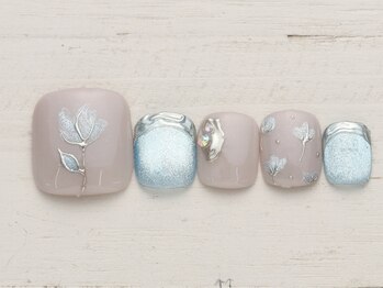 ネイルミックス 沖縄おもろまち店(Nail Mix)/マグ×フラワー 5990円