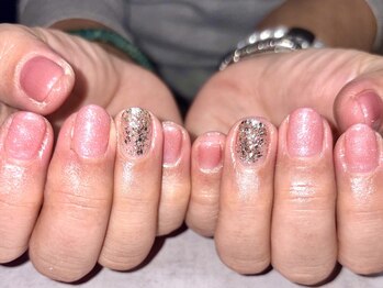 ワンカラー＋ホロワンポイント