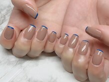 ネイルアンドアイラッシュサロン エスポアール(nail&eyelash salon espoir)/ストレートフレンチ