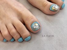 ラ フルール(La Fleur)/ネイルモデル 選べる親指アート