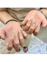 ジーナ 天神(Zina)/きらきらネイル♪ヴィンテージ