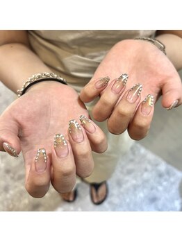 ジーナ 天神(Zina)/きらきらネイル♪ヴィンテージ