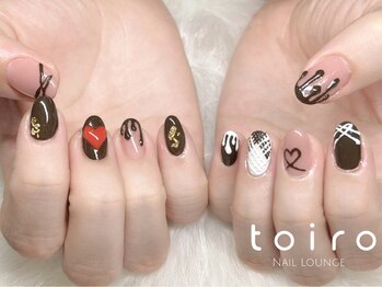 【持ち込み】バレンタインネイル
