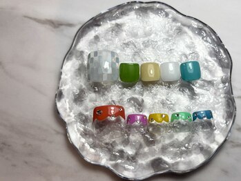 スパイス ネイルズ アンド スパ 玉川高島屋SC店(SPICE NAILS&SPA)/【フット】アートコース ¥12100