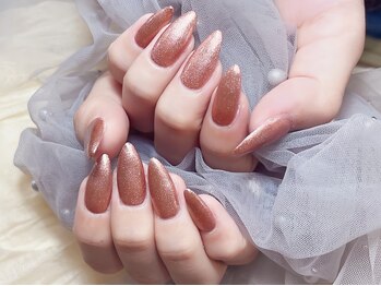 センシー ネイル スタジオ(Sensy Nail Studio)/ワンカラー×スカルプネイル