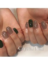 クリスタルネイル ボンベルタ橘店(CRYSTAL NAIL)/ワンカラー