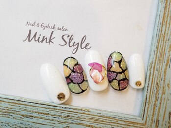 ミンクスタイル 恵比寿店(Mink Style)/ステンドグラス風ネイル