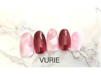 ヴリエ 小作店(VURIE)/ニュアンス/ミラーネイル