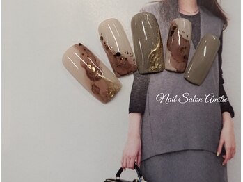 ネイルサロン アミティエ(Nail Salon Amitie)/▽. * ink art ×Amitie*nuance