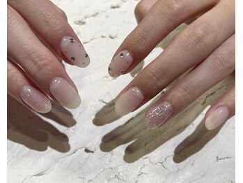 乳白色×ストーン