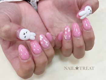 ネイルトリート 茨木駅前店(NAIL TREAT)/ミッフィーちゃん♪