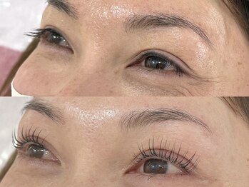 リコ バイ グラス(Rico by GRASS)/まつ毛パーマビフォーアフター