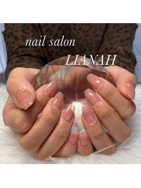 透け感ワンカラー