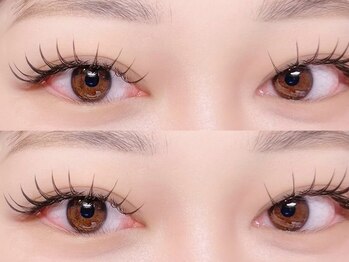 ディーエル ビューティー 府中店(DL BEAUTY)の写真/【高持続LEDマツエク】上まつ毛（80-100本）￥6400～圧倒的モチの良さで施術後の綺麗な状態を長期間持続♪