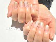 ハク ネイル バイジェービー 稲毛(hak nail byjb)/人気の1本アート