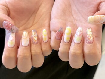 キューシーネイル 川崎(QcNail)/落書きネイル