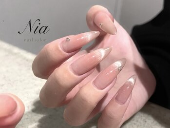 ニア ネイルサロン 大阪駅前第2ビル(Nia)/チーク × マグネット