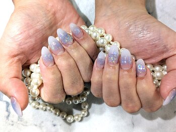 ネイルサロン グレイス(Grace)/【スカルプ】Wグラデ×雪の結晶