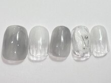 ネイルメゾン 渋谷店(NAIL MAISON)/もやもや秋ニュアンス￥5500